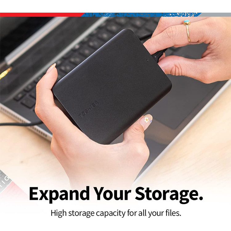 خرید هارد اکسترنال Toshiba Advance Basics | ظرفیت 1 ترابایت